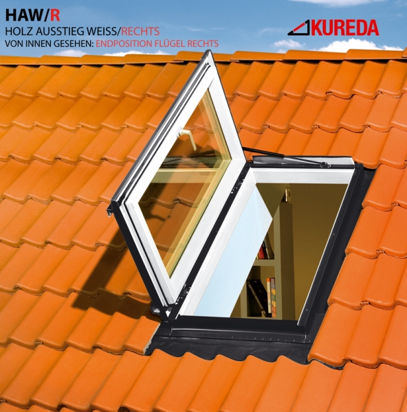 1zuMaß Dachfenster® mit Dachausstiegsfunktion